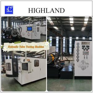 China Highland Designed Customized Hydraulic Valve Test Bench For Coal Mine Industry factory