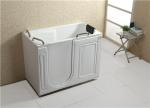 Air Bubble Massage Walk In Tub And Shower Combination Glossy Surface Finish
