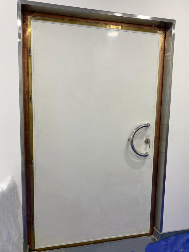 Copper Horizontal Opening Rf Shielded Doors For Mri Rooms