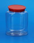Food Grade Plastic Airtight Storage Jars Custom Made Lid Color 950Ml