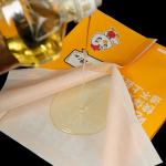 Oil Proof Food Grade Bbq Kraft Paper Bag With Your Own Logo Print For OLIVE OIL