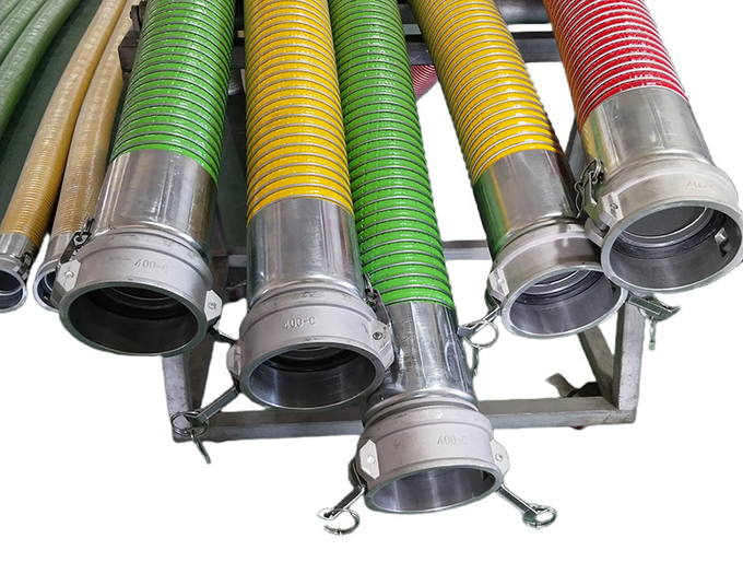 PVC Coated Polyester Composite Hose Pipe with 250 PSI Pressure Rating