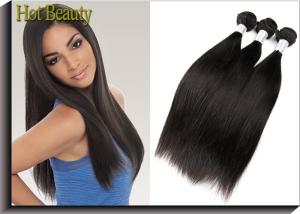 China Full Ends Peruvian Virgin Hair Wave Silk Straight 100g / Piece AAAAAA Grade factory