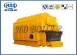 Biomass Fired Wood Burning Steam Boiler Fire / Water Tube High Pressure