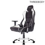 Comfortable High Back Office Chair , Black Pu Leather Race Car Style Office