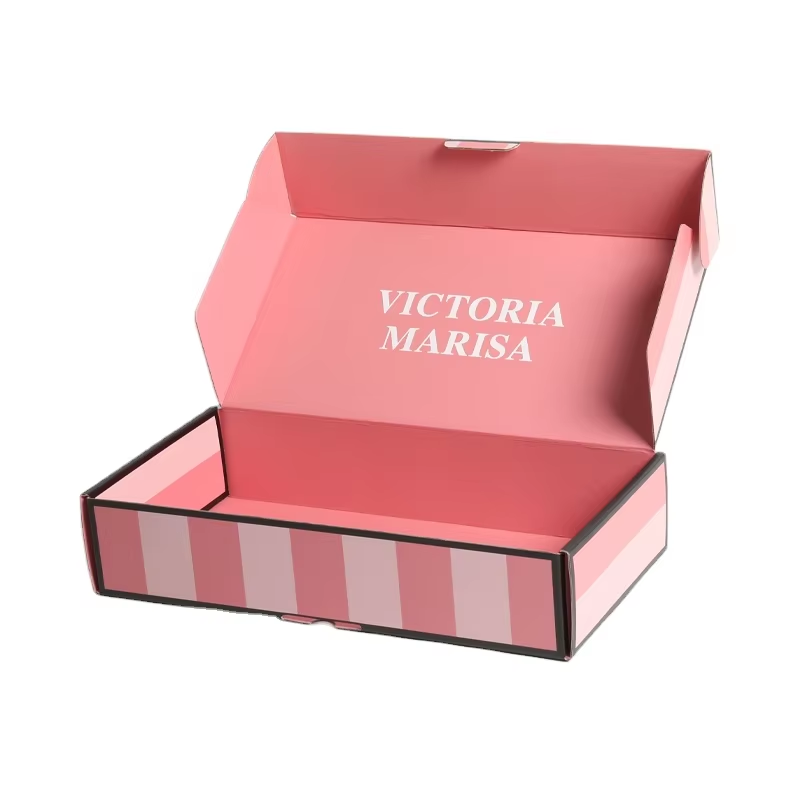 Foldable Cardboard Gift Boxes Three Layer Corrugated Cardboard Shipping Mailing Box