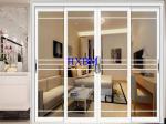 Residential Building Aluminum Sliding glass Windows Convenient For Cleaning