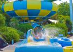 140cm Guest Hight Bowl Water Slide Commercial Playground Equipment 1 Year