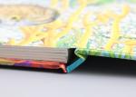 Oil Varnishing Hardcover Childrens Board Books Square Spine With Gloss