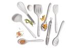 Multipurpose 8 Piece Kitchen Utensil Set , Antiodor Silicone Utensils Kitchen