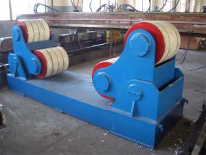 China Stepless 20T Tank Rotators VFD Manual Travel Bogie Pipe Rotator factory