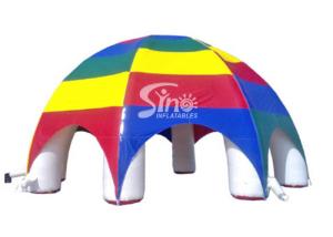 China Rainbow Inflatable Dome Structure For Outdoor Advertising N Ceremony factory