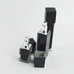 30ml 50ml 100ml Black Color Cosmetic Package Skin Care Square Set Acrylic Lotion