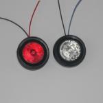 2 Inch Automotive LED Tail Lights Round Side Marker Clearance 12 Month Warranty