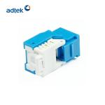 Cat5e Cat6 Cat6a FTP Keystone Jack Toolless Rj45 Color Customed