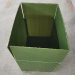 Green Yellow PP Plastic Corrugated Box Waterproof Anti Pressure Plastic Storage