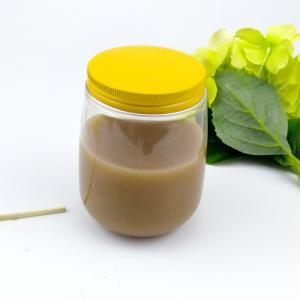 China Aluminum Screw Cap 500ml PET Disposable Juice Bottles Transparent factory