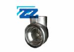 90 Degree Socket Weld Steel Pipe Elbow 3 " 6000 LB SS 316 ASME B16 11 Galvanized