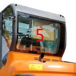 DX55 DOOSAN Glass Construction Machine Cabin Back Side Position NO.5