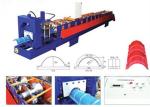 Aluminum Ridge Cap Roll Forming Machine , Glazed Tile Roll Forming Machine