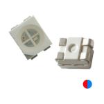 20mA Bi Color PLCC4 3528 SMD LED Chip 1.9mm Thickness Red & Blue Color 4 Pins