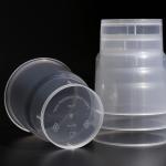 400ml Disposable Plastic PP Cup Dishwasher Safe For Coffee Juice Boba Tea