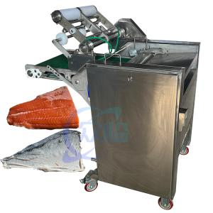 China 40-60pcs/min Stainless Steel 304 Salmon Peeler 0.75KW Salmon Skin Remover factory
