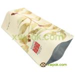 Biodegradable Coffee Packing Bags Brown Kraft Laminated Paper Bag For Tea FDA