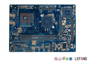 China Medical ECG Device PCB Circuit Board Multilayer With Blue Solder Mask factory