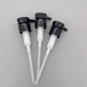 China 2.8ml PET Plastic Dispenser Pump Black White Facial Cleanser Hair Conditioner factory