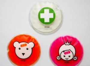 China Promotional Reusable Custom Ice Packs , Round Ice Pack With Logo factory