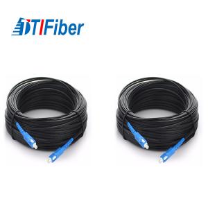 China Waterproof Fiber Optic Pigtail 2-24 Cores Singlemode With LC UPC / SC UPC Connectors factory