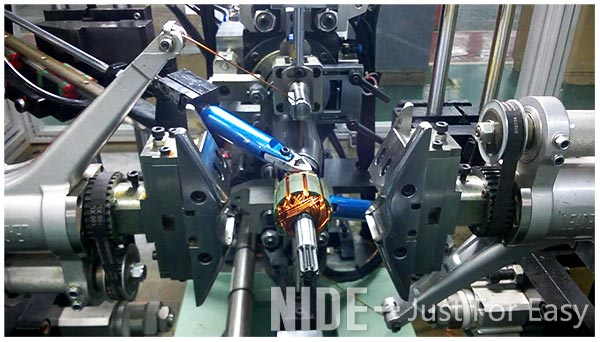 double flyer armature coil winding machine