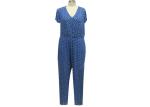 Lotus Leaf Sleeve Womens Jumpsuit Pajamas , Elegant One Piece Romper Pajamas