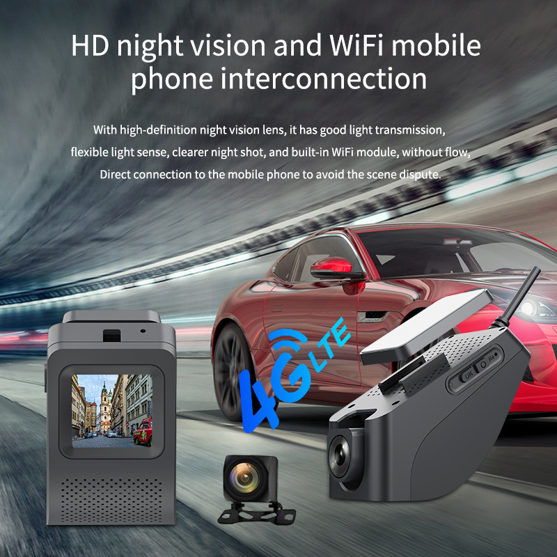 Linux 1.5 Inch Car DVR Camera Recorder Dash Cam 4G Full HD 1080P