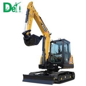 High-Efficiency Sany Sy60 6 Ton Crawler Excavator Second Hand Machinery Excavator with Loader Attachment China Made Construction Equipment