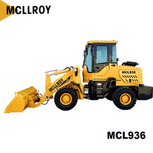 China Industrial Articulated Mini Wheel Loader with 2m Bucket 1650mm Dump Reach factory