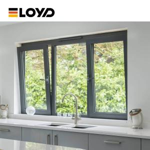 China 6063 T5 Oxidized Aluminium Soundproof Windows Metal Framed factory