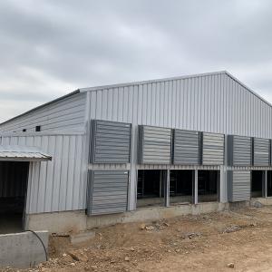 China C Z Steel Prefabricated Poultry Farming Structures 100mm Glass Wool Insulation factory