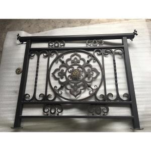 China Deck / Balcony Wrought Iron Railing Wrought Iron Fence , Antique Iron Railing factory