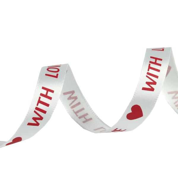 Recycled Decorative Satin Ribbon Solid Color Patterned With Smooth Surface