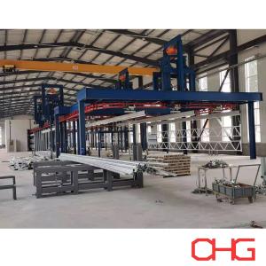 China Metal Structural Parts Coating Production Line with Powder Coating Equipment factory