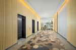 Lacquer Finishes Flat Seam Wood Veneer Wall Panels 18mm Thickenss