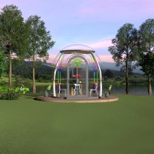 China Hot Selling Modern Design Hotel Prefab PC Bubble Dome House New Modular Dome Tent for Outdoor Events factory