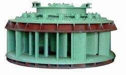 China Static Silicon Brushless Kaplan Vertical Hydro Turbine 1200kw 50m Water Head factory