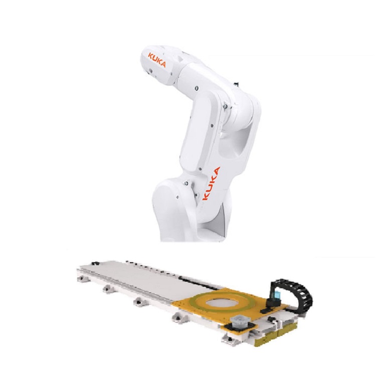 KR 4 R600 Kuka Robot Arm Compact 6 Axes Robot Arm With GBS Robot Rail Electronics