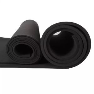 Thickened Black Insulation Neoprene Cr Rubber Sheet Mat Roll