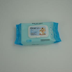China Customized Logo Non-Woven Baby'S Wet Wipes Package With Cover factory
