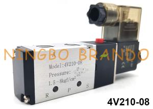 China 4V210-08 Single Coil Airtac Type Pneumatic Solenoid Valve 5/2 Way DC24V AC220V factory