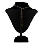 Dainty Name Diamond Pendant Necklace Gold Long Diamond Moon Necklace
